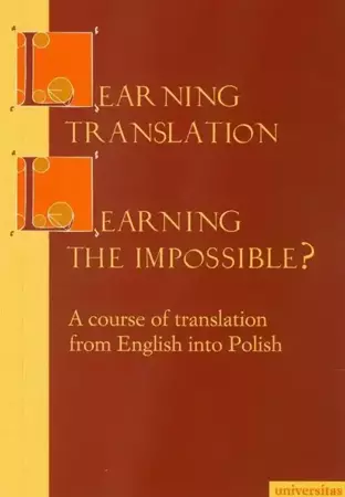 eBook Learning Translation Learning the Impossible - Maria Piotrowska