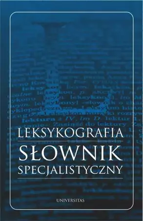 eBook Leksykografia - słownik specjalistyczny - Monika Bielińska