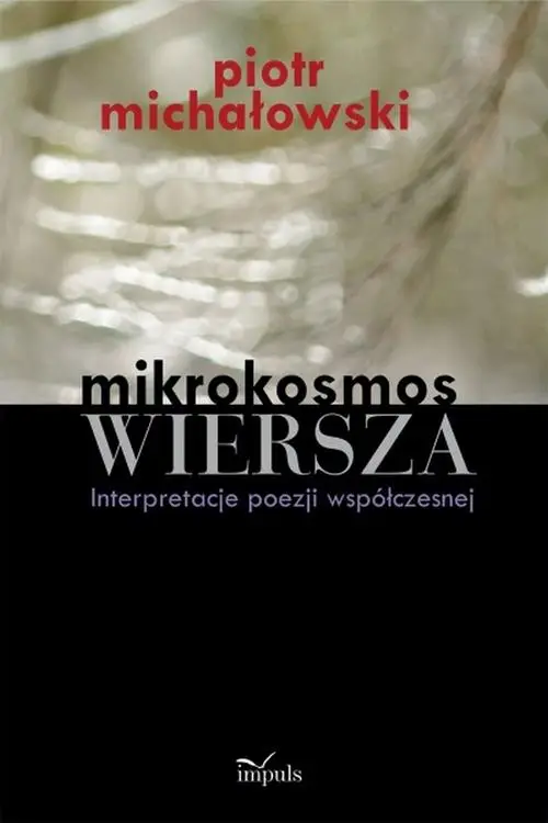 eBook Mikrokosmos wiersza - Piotr Michałowski