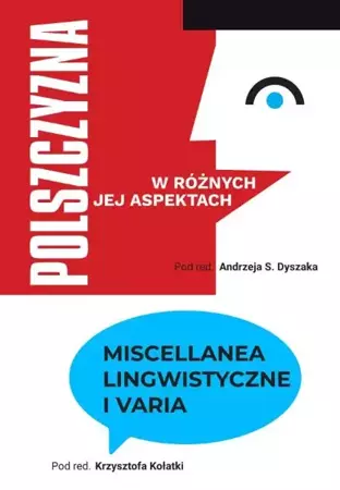 eBook Miscellanea lingwistyczne i varia - Krzysztof Kołatka