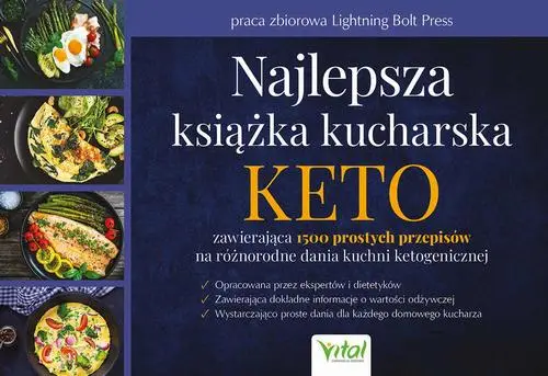 eBook Najlepsza książka kucharska KETO - Lightning Bolt Press epub mobi