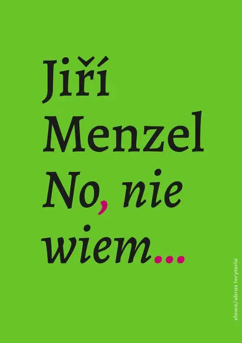 eBook No, nie wiem… - Jiří Menzel mobi epub