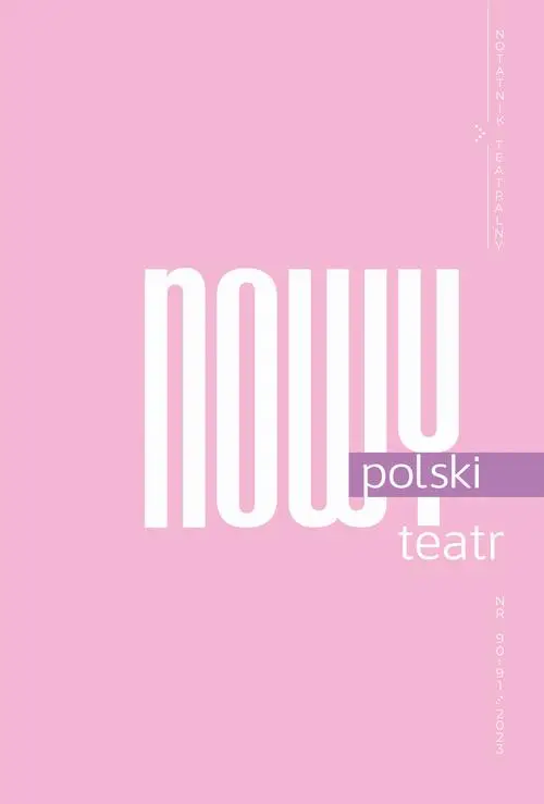 eBook Notatnik Teatralny 90-91/2023 Nowy Polski Teatr - praca zbiororwa mobi epub