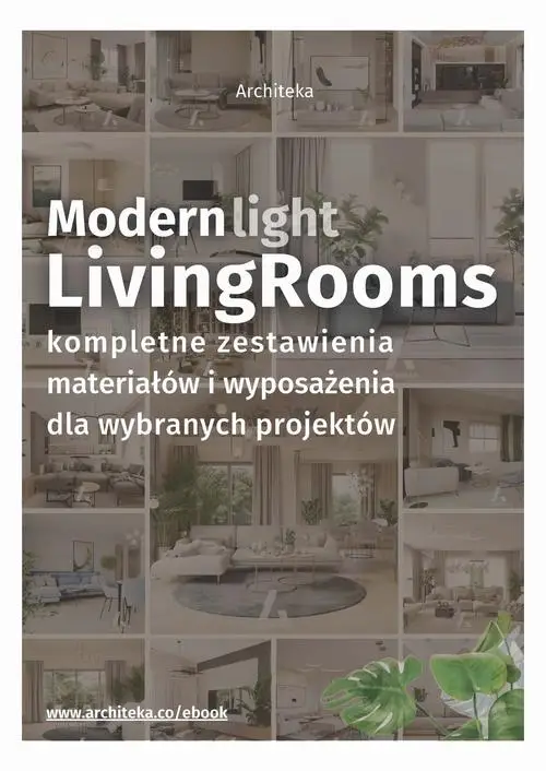 eBook Nowoczesny pokój dzienny - przydatne rozwiązania. Katalog z zestawieniami materiałów i wyposażenia. - Ewa Kielek mobi epub