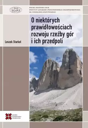 eBook O niektórych prawidłowościach rozwoju rzeźby gór i ich przedpoli - Leszek Starkel