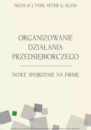 eBook Organizowanie działania przedsiębiorczego - Nicolai J. Foss mobi epub