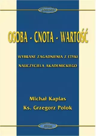 eBook Osoba - cnota - wartość - Michał Kapias