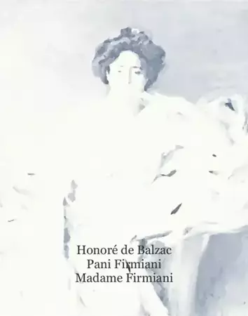 eBook Pani Firmiani. Madame Firmiani - Honoré de Balzac mobi epub