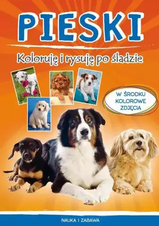 eBook Pieski. Koloruję i rysuję po śladzie - Monika Myślak