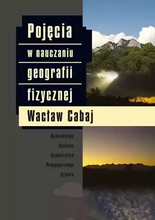 eBook Pojęcia w nauczaniu geografii fizycznej - Wacław Cabaj