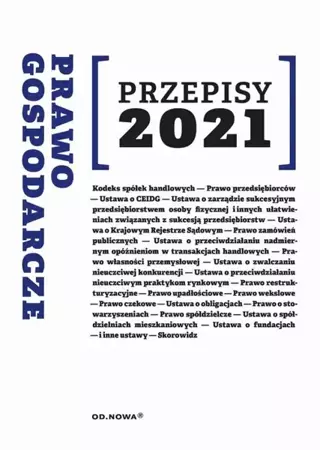 eBook Prawo gospodarcze Przepisy 2021 - Agnieszka Kaszok