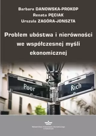 eBook Problem ubóstwa i nierówności we współczesnej myśli ekonomicznej - Barbara Danowska-Prokop