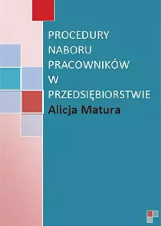 eBook Procedury naboru pracowników w przedsiębiorstwie - Alicja Matura