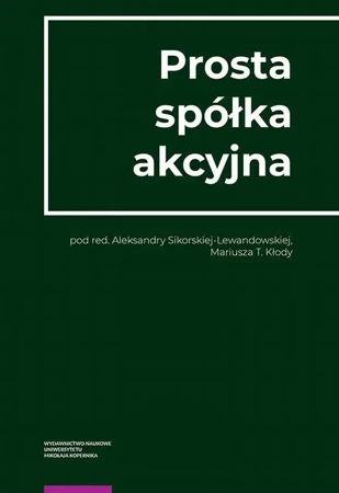 eBook Prosta spółka akcyjna - Aleksandra Sikorska-Lewandowska