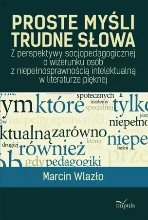 eBook Proste myśli, trudne słowa - Marcin Wlazło epub