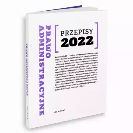 eBook Przepisy 2022 Prawo administracyjne - Anna Prus