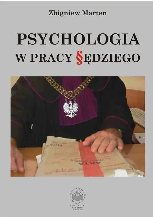 eBook Psychologia w pracy sędziego - Zbigniew Marten