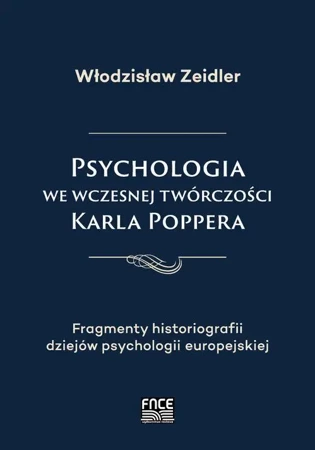 eBook Psychologia we wczesnej twórczości Karla Poppera - Włodzisław Zeidler
