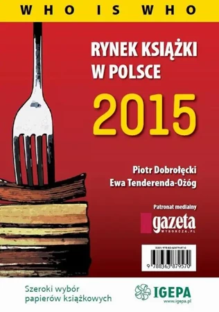 eBook Rynek książki w Polsce 2015 Who is who - Piotr Dobrołęcki