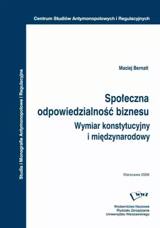 eBook Społeczna odpowiedzialność biznesu - Maciej Bernatt