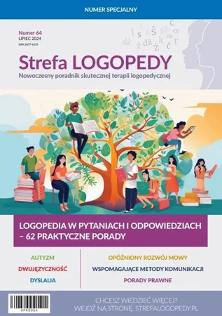 eBook Strefa LOGOPEDY, numer 64, Logopedia w pytaniach i odpowiedziach – 62 praktyczne porady - Praca Zbiorowa