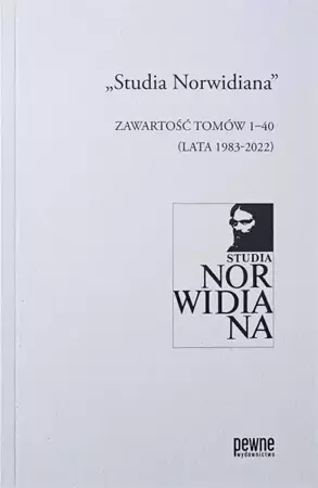 eBook „Studia Norwidiana”. Zawartość tomów 1-40 (lata 1983-2022) - Adam Cedro