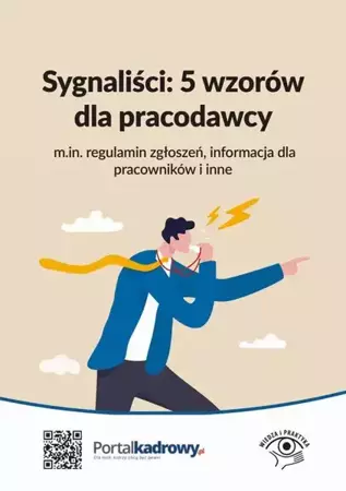 eBook Sygnaliści: 5 wzorów dla pracodawcy (m.in. regulamin zgłoszeń, informacja dla pracowników i inne) - Michał Culepa