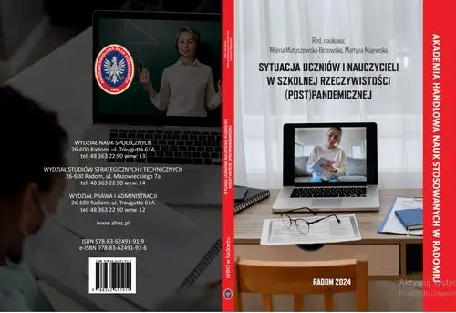 eBook Sytuacja uczniów i nauczycieli w szkolnej rzeczywistości(post)pandemicznej. - Milena Matuszewska - Birkowska