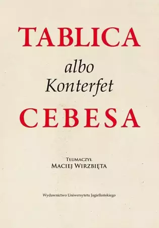 eBook Tablica albo Konterfet Cebesa - Justyna Kiliańczyk-Zięba