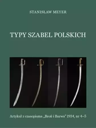 eBook Typy szabel polskich - Stanisław Meyer