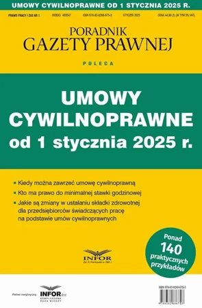 eBook Umowy cywilnoprawne od 1 stycznia 2025 Prawo pracy i ZUS 1/2024 - Praca zbiorowa