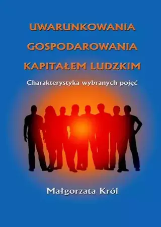 eBook Uwarunkowania gospodarowania kapitałem ludzkim - Małgorzata Król