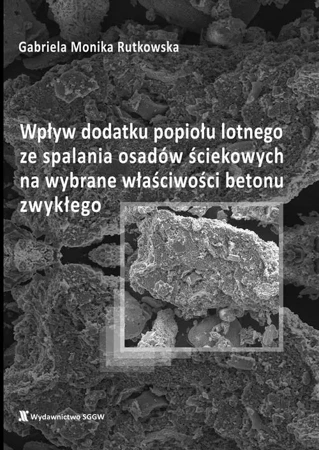 eBook Wpływ dodatku popiołu lotnego ze spalania osadów ściekowych na wybrane właściwości betonu zwykłego - Gabriela Rutkowska