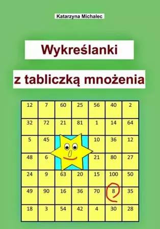 eBook Wykreślanki z tabliczką mnożenia - Katarzyna Michalec