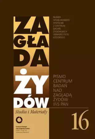 eBook Zagłada Żydów. Studia i Materiały nr 16 R. 2020 - Ewa Wiatr epub mobi