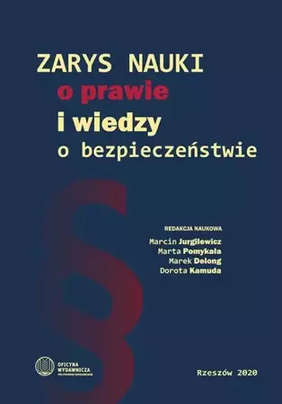 eBook Zarys nauki o prawie i wiedzy o bezpieczeństwie - Marcin Jurgilewicz